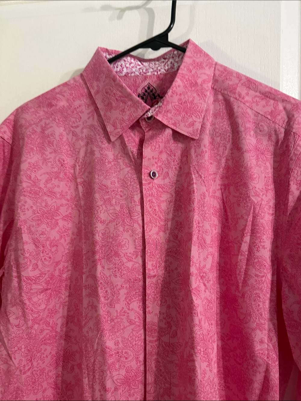 Robert Graham Pink Paisley-Print Button Down Shirt